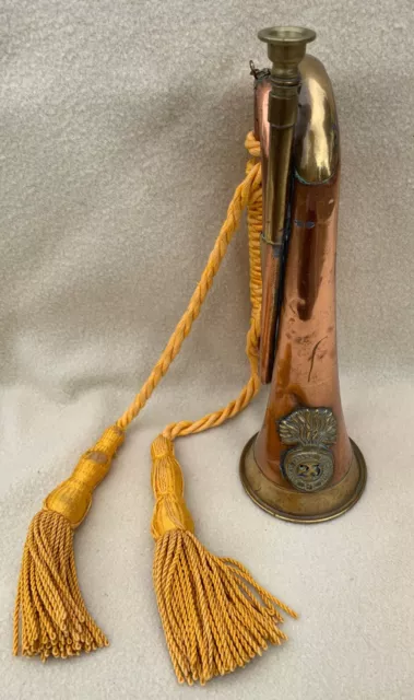 Vintage 23rd Royal Welsh Fusiliers Bugle