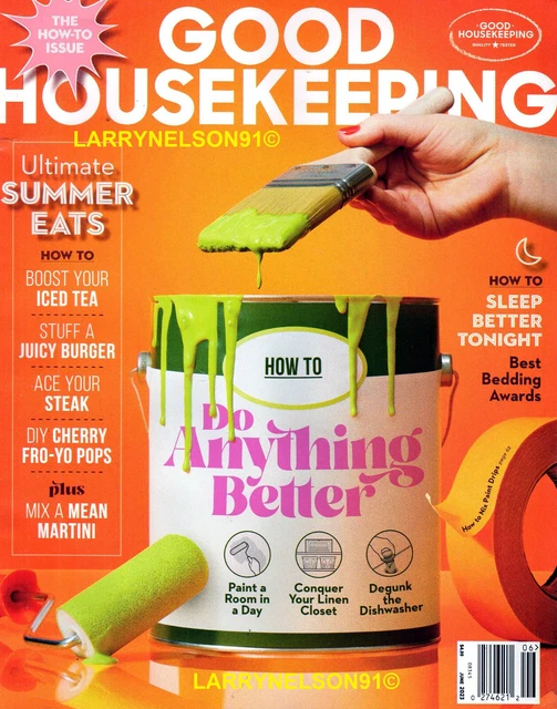 GOOD HOUSEKEEPING MAGAZINE June 2023 How To Diy Recipe Guide Sleep