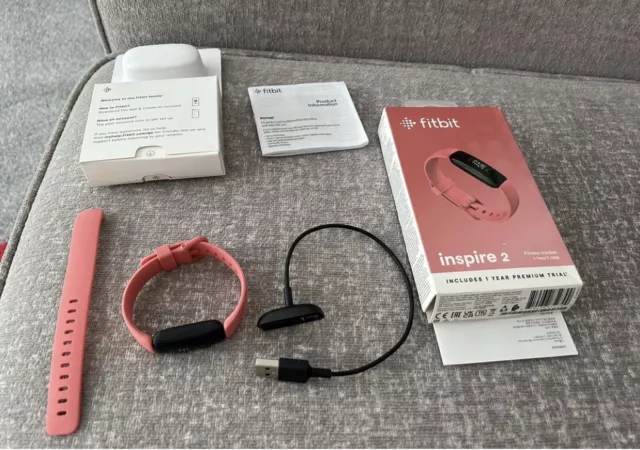 Fitbit Inspire 2 Watch Salmon Pink In Box