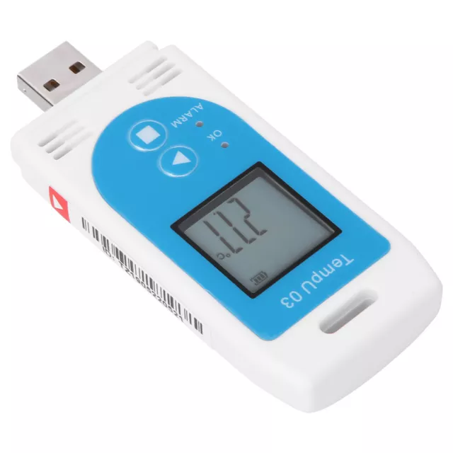 Portable LCD USB Temperature & Humidity Data Logger PDF GSP Datalogger Recorder