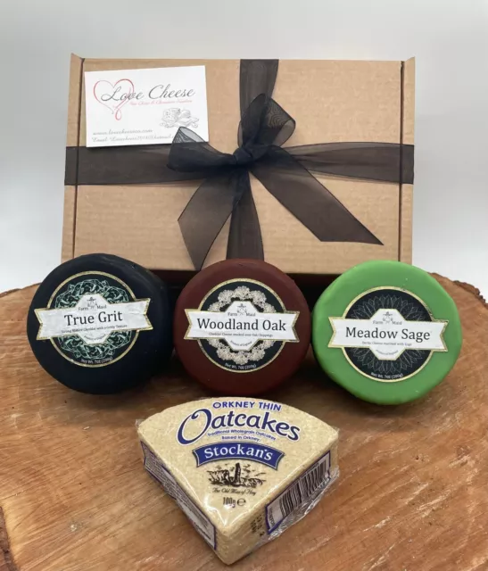 Cheese Hamper Waxed Truckles 3x200g 2024 Dates