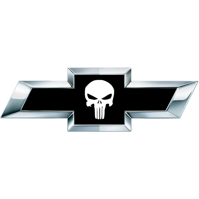 CJ 2 White Skull US Universal Chevy Silverado Fogli in vinile...