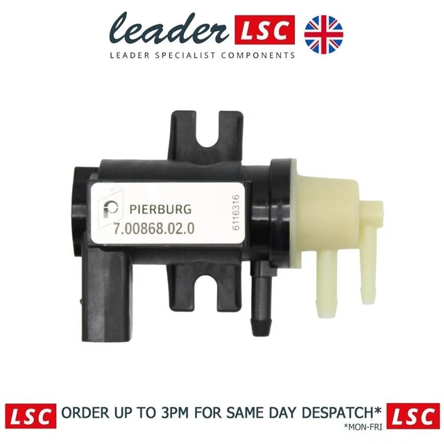 thumbnail interactive-video image 1 of Pierburg Vacuum Control Valve 7.22880.01.0 - NEW - Fits Audi, VW, Porsche 1 of 2