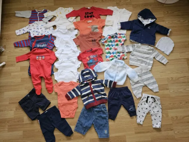 Baby 💙 Boy Boys Clothes Bundle 0-3 Months / Jumper / Trousers / Set / Outfits