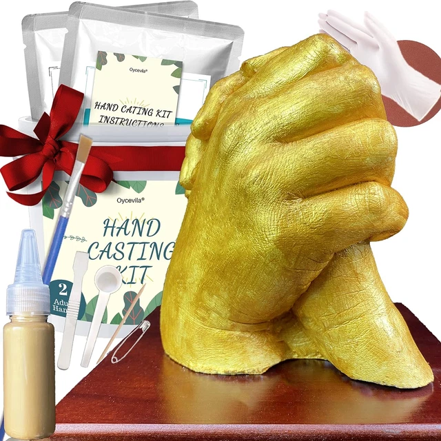 Kits de fundición a mano Oycevila y kit de moldeo a mano para parejas regalo de boda para