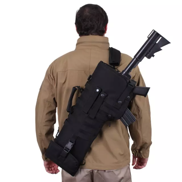 US Tactical Rifle Scabbard Case Shotgun Shoulder Carry Bag Hunting Gun Holster