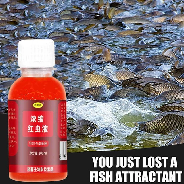 1*100ml Strong Fish Attractants Concentrated RedWorm Liquid FishBait Additive UK