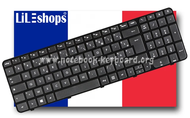 Clavier AZERTY Français Original Pour HP Compaq, Référence AEAX6F00210, Neuf Noir