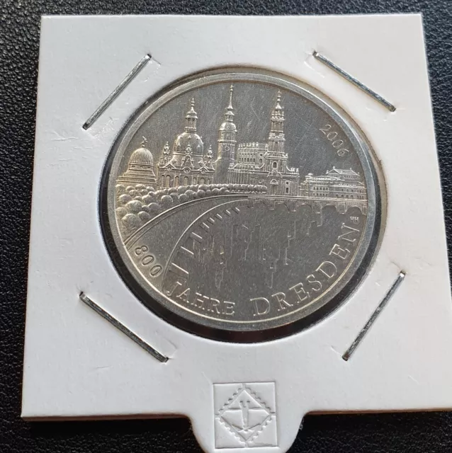 10 Euro 800 Jahre Dresden 2006 A Gedenkmünze Silbermünze 925er Sterlingsilber