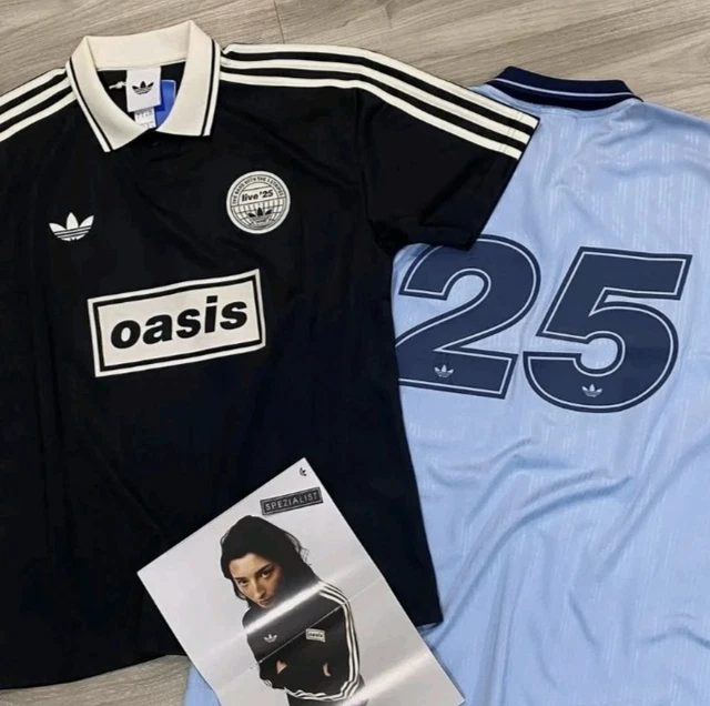 Ropa Unisex Ropa Oasis CAMISETA OASIS X Adidas 2025 Negra EUR 40