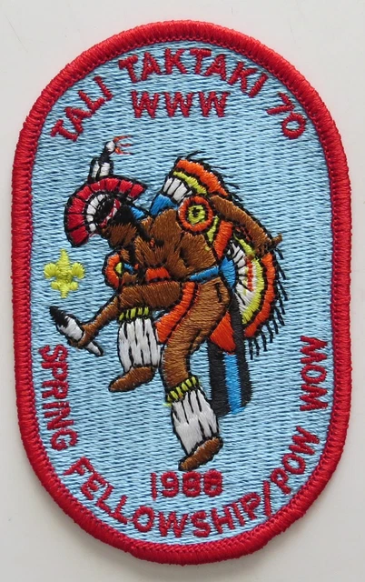 Tali Taktaki Lodge 70 General Greene NC 1988 Spring Fellowship Red Bdr (E8277)