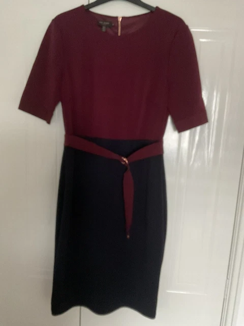 Ted baker raspberry online ripple bardot dress