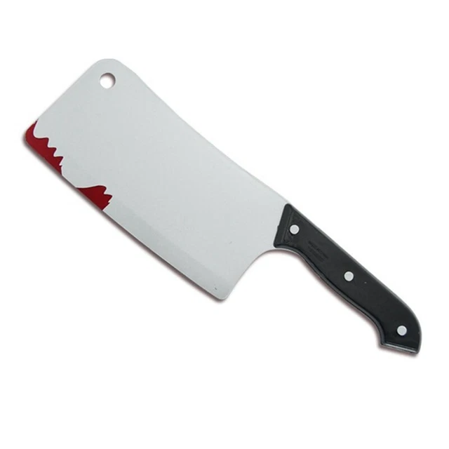 Ascia sanguinante, coltello vaso cucina realistica ascia oggetti di scena per Hal Y1G1