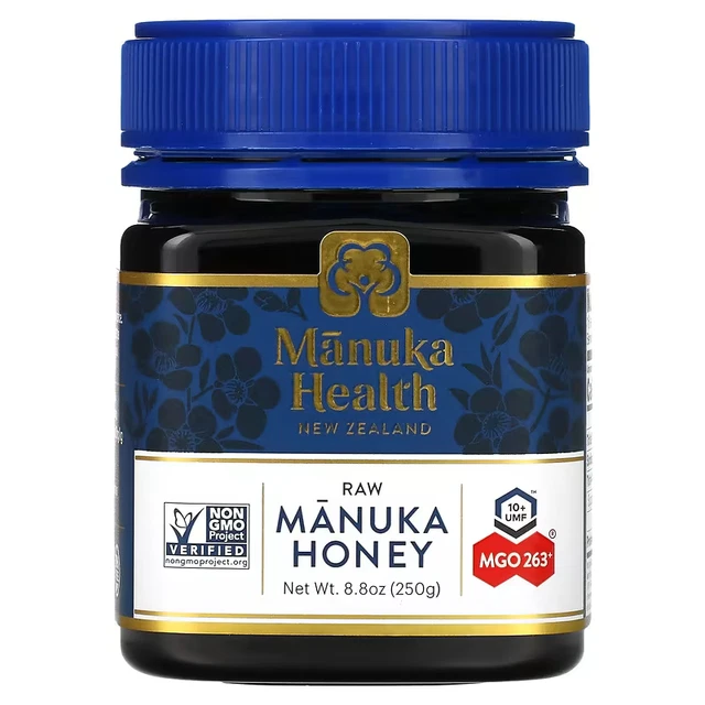 MANUKA HEALTH, RAW Manuka Honey, UMF 10+, MGO 263+,250gm,Expiry:2027 £ ...