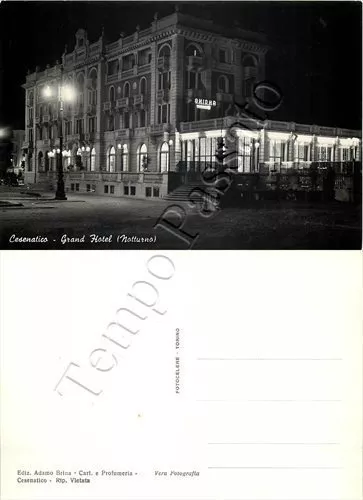Cartolina di Cesenatico, notturno - Forlì Cesena
