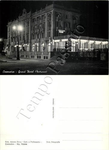 Cartolina di Cesenatico, notturno - Forlì Cesena