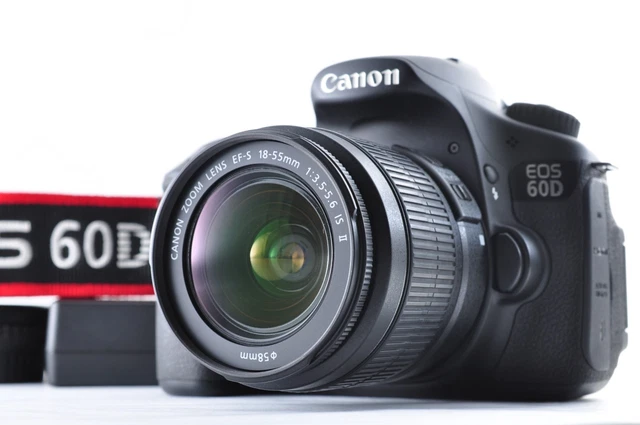 NEAR MINT] CANON EOS 60D EF-S 18-55mm f/3.5-5.6 IS Lens S/C 3,700