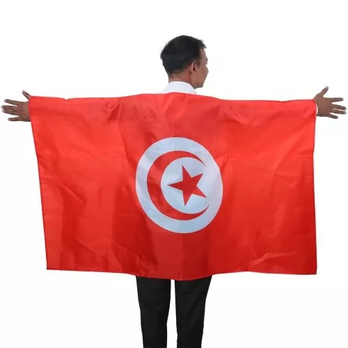 Sonia Originelli Fan Poncho "Tunesien" Tunisia Umhang Flagge Fußball WM Länder C