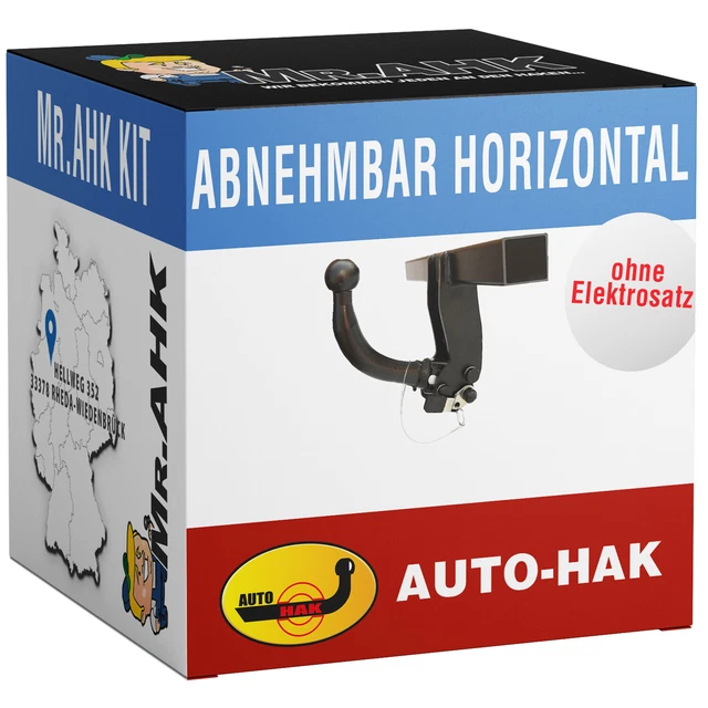 AutoHak Anhängerkupplung abnehmbar für Fiat Tipo Limousine ab 16 NEU inkl. ABE