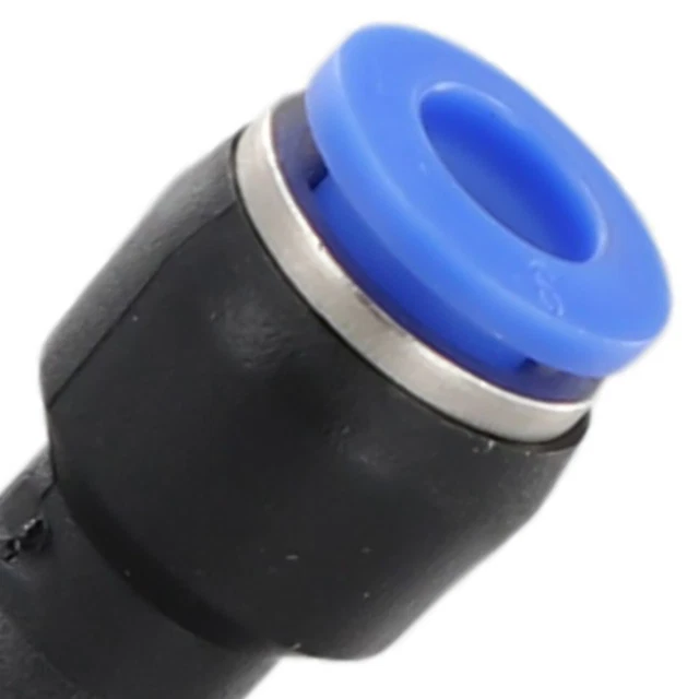 Lot De 40 Raccords Union Droit Poussoir Pneumatique 1/4" (6mm) - Plastique, 150 PSI Max