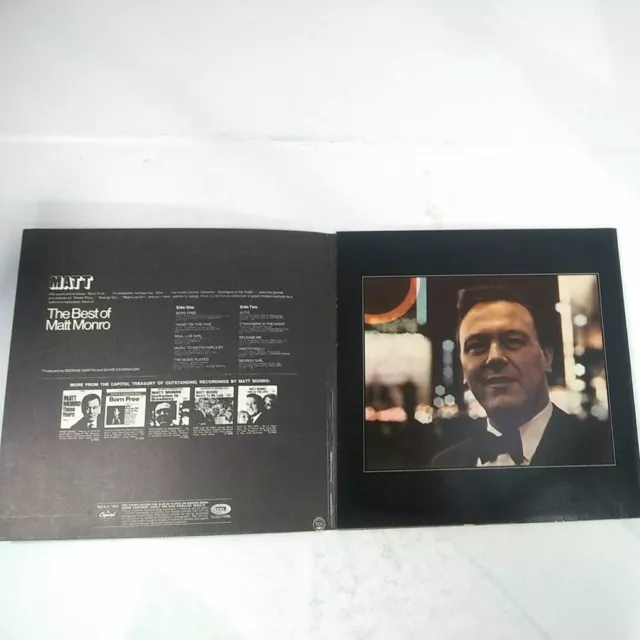 The Best Of Matt Monro  Album Vinyl Rare Skao 152 Capitol 3