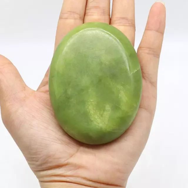 Große natürliche Jade Massagesteine Wärmer Rock für Körper Gesichts Spa