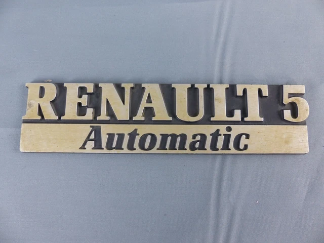 Emblème Logo Renault Losange Vintage 1959 En Métal - Pour Hayon, Occasion Avec Usure Légère