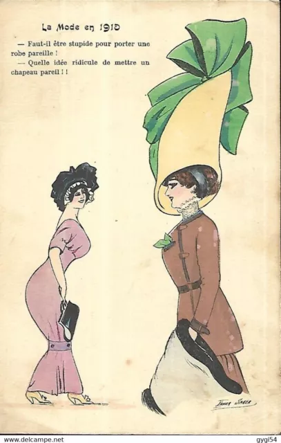 SAGER Xavier Illustrateur la Mode en 1910