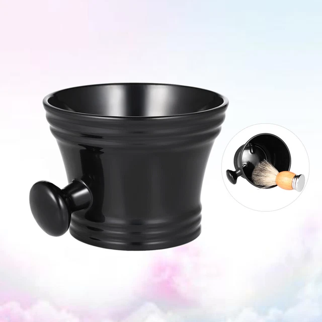 Contenedor de jabón de afeitar para hombre cepillo tazón de afeitar para hombre taza crema