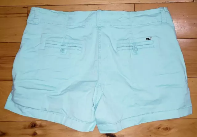 Womens Vineyard Vines Mint Green Casual Shorts Size 14 36"