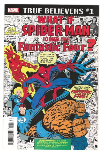 Marvel Comics WHAT IF SPIDER-MAN FANTASTIC FOUR True Believers
