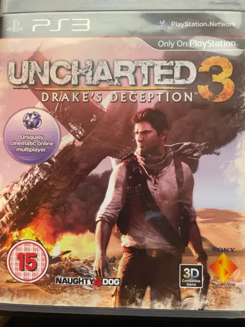Uncharted 3: Drake's Deception (Sony PS3 Game) Tested & Complete -- EX.  COND.