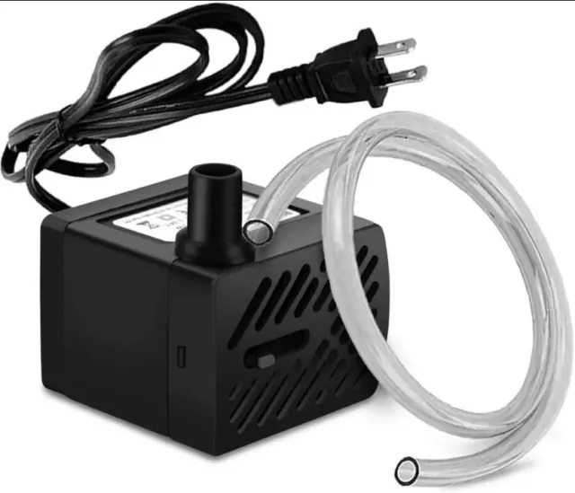 PULACO 50GPH 3W Mini Submersible Water Pump for Aquariums, Fish Tank, Pond, Foun