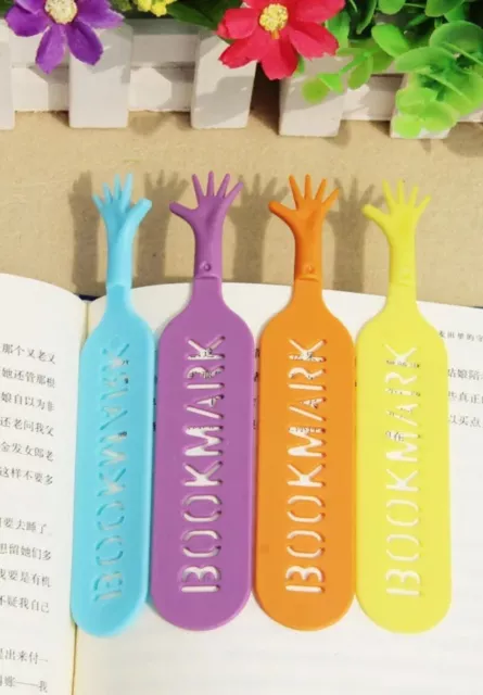 4Pcs Funny Help Me Bookmark Page Note Stationery Novelty Marker Study Supplies