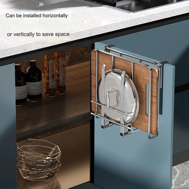 Étagère De Rangement Pour Planches à Découper En Acier Inoxydable - Organiseur Cuisine Économie D'Espace, Antidérapant