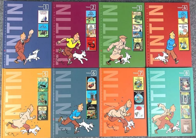 Egmont 2011 A5 3 in 1 Tintin Book Collection Full Set BUY INDIVIDUALLY Herge