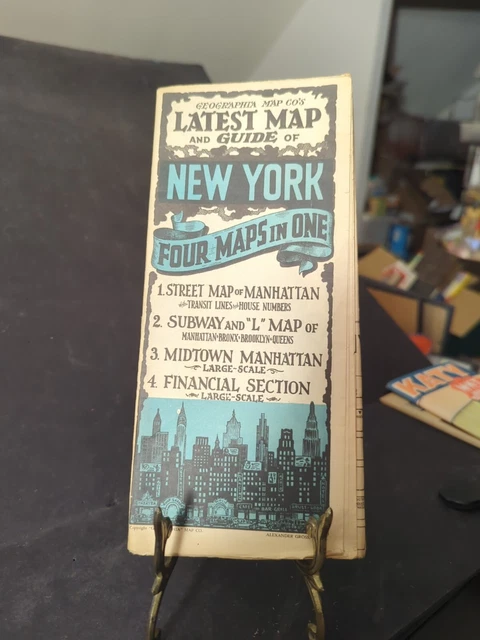 VINTAGE 1930S GEOGRAPHIA Street - Vintage 1930s Geographia Street Map Guide Of.webp