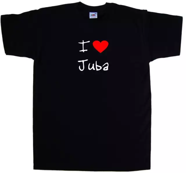 T-shirt I Love Heart Juba