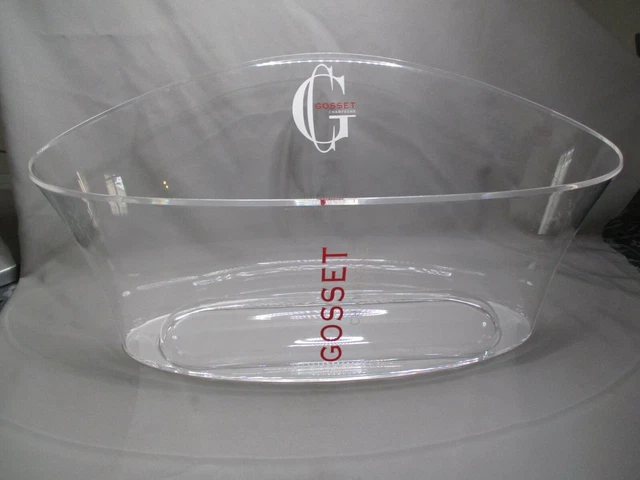 Antonio & Guido Bon / Val Saint Lambert, seau à champagne en cristal