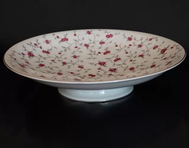 Rosenthal Große Schale 34 cm mit Fuß Blumen mit Ranken handbemalt um 1930 Raritä