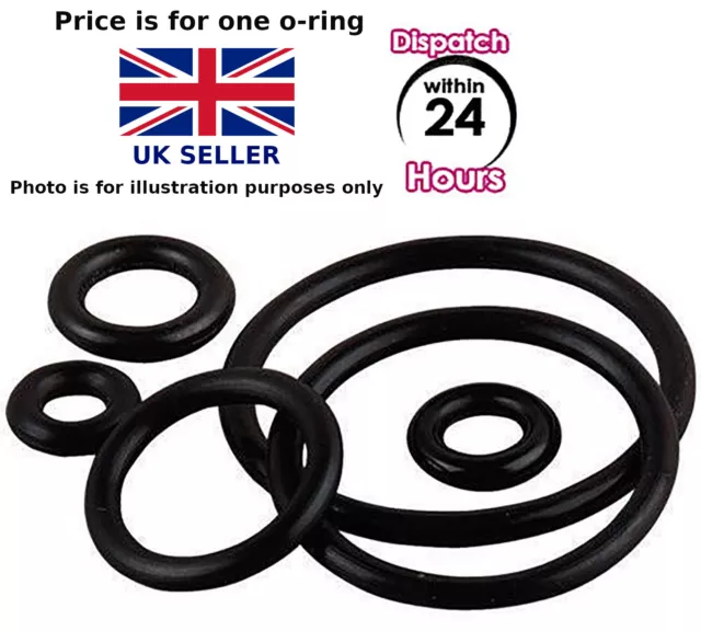 METRIC Size O Ring O-Ring. When just 1 ORing needed. NITRILE, Buna NBR 70 (Odd)