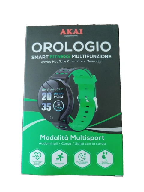 Akai orologio deals smart fitness multifunzione