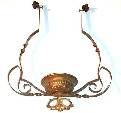Vintage Victorian Hanging Kerosene Parlor Lamp Part