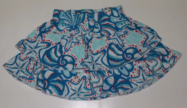 Gymboree Baby Girl Seaweed Starfish Ruffle Skort Skirt 100% Cotton NWT Size 2T