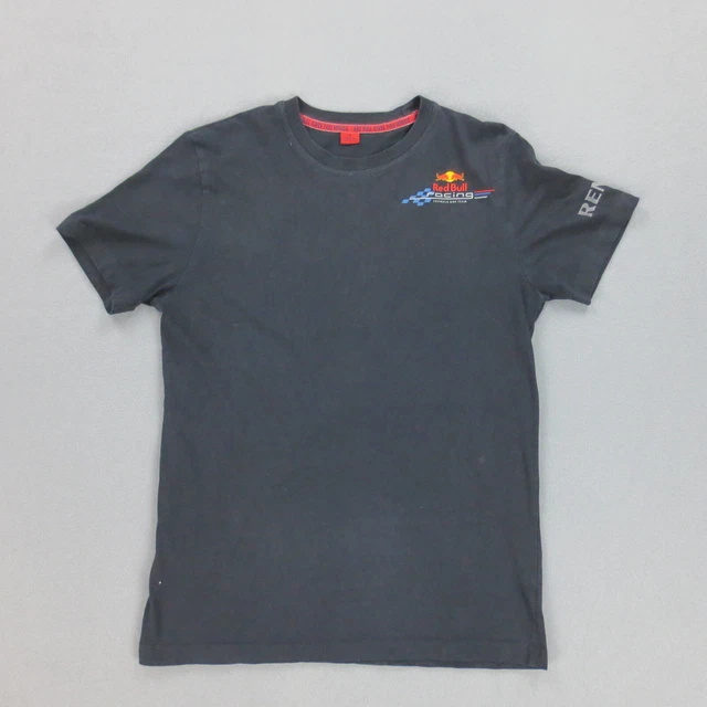 T-SHIRT F1 RED Bull Racing Renault Homme S Bleu Manches Courtes Small