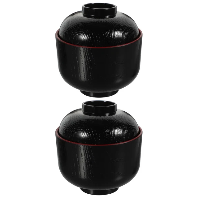 Ciotole Zuppa Set 2 Ciotole Ramen Giapponesi Con Bacchette E Cucchiai - Diametro 22cm, Ideale Per Zuppe E Noodle Stoviglie Cucina Giapponese Tradizionale - 12