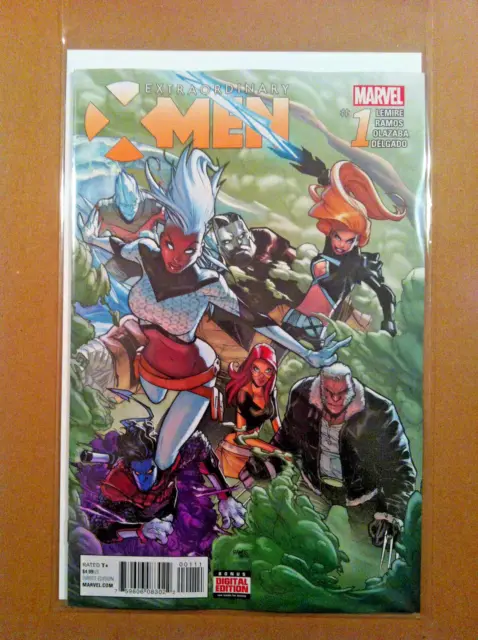 Extraordinary X-Men #1 Jeff Lemire Humberto Ramos Nm 1St Printing Marvel 2015