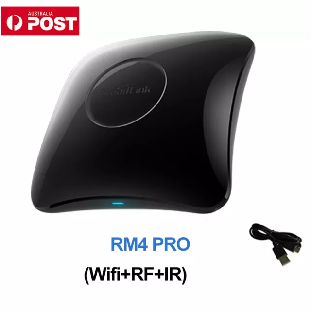 Broadlink RM4 Pro Smart Home Automation WiFi IR RF Intelligent Remote AU Adapter 2