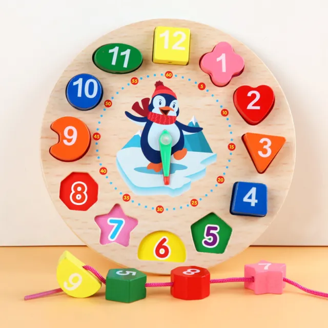 Montessori Wooden Toys For Boy Girl Gift Baby Development Games Wood Puzzle