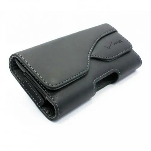 Verizon Oem Leather Pouch Side Cell Phone Case Cover Holster Swivel Belt Clip